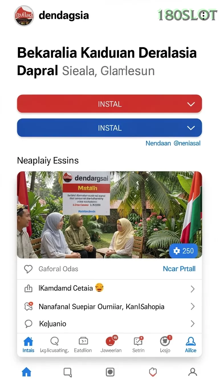 Cuplikan layar DUNIA777 — aktivitas