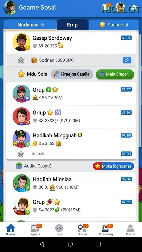 Cuplikan layar MT661 — aktivitas